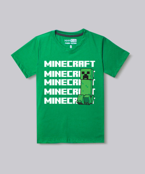 Camiseta Niño Minecraft Verde