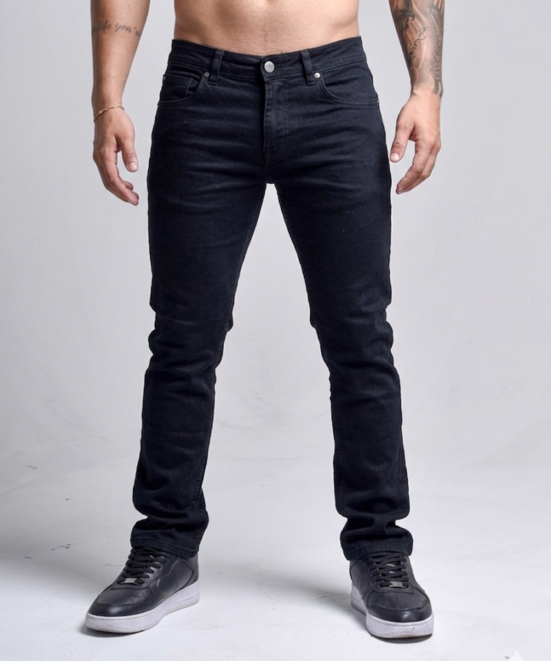 Pantalón Negro Slim Fit Rob01