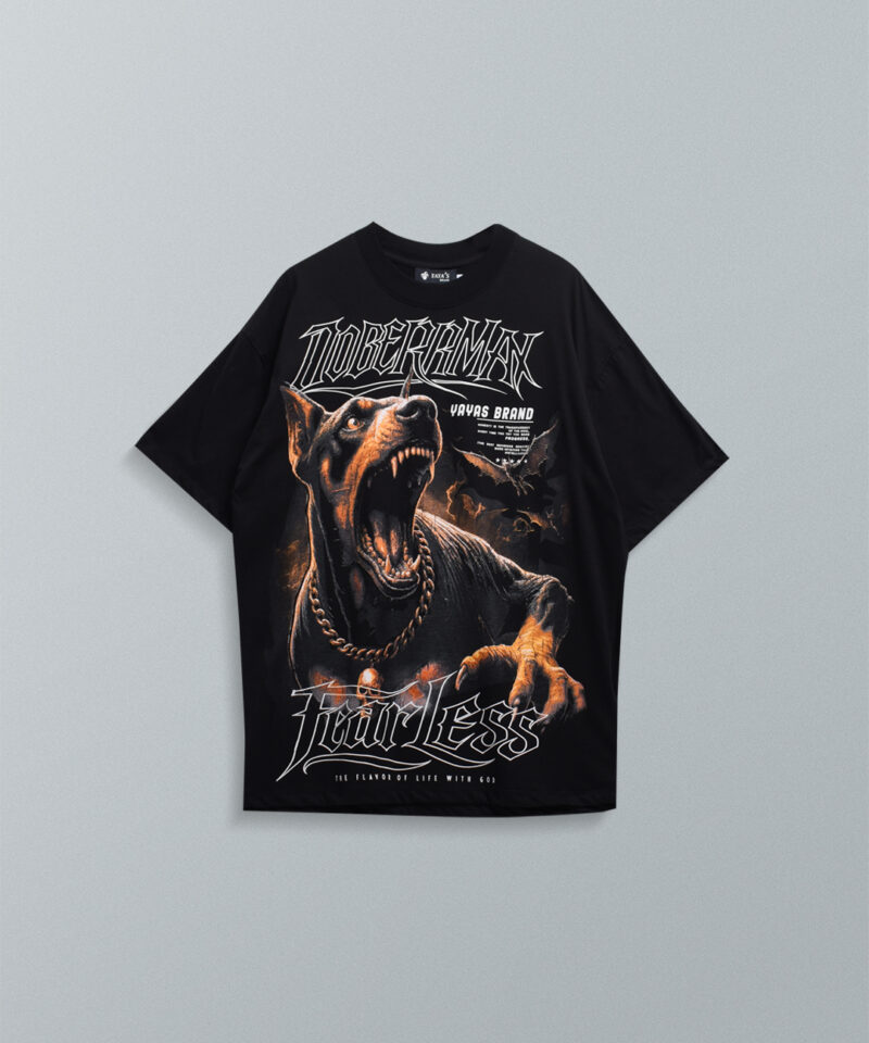 Camiseta Oversize Doberman