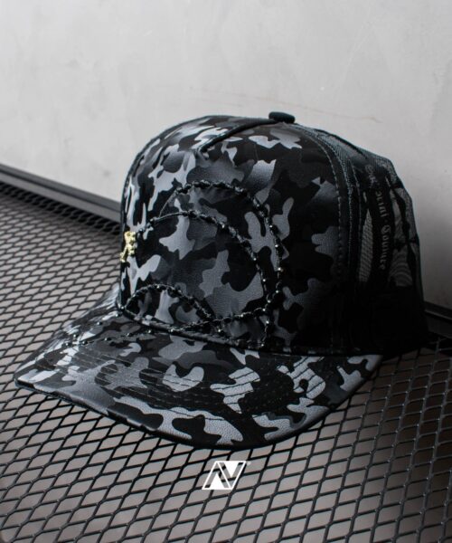 Gorra Gris Con Negro
