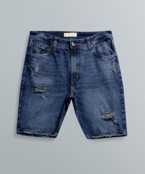 Bermuda Jean Azul Oscuro